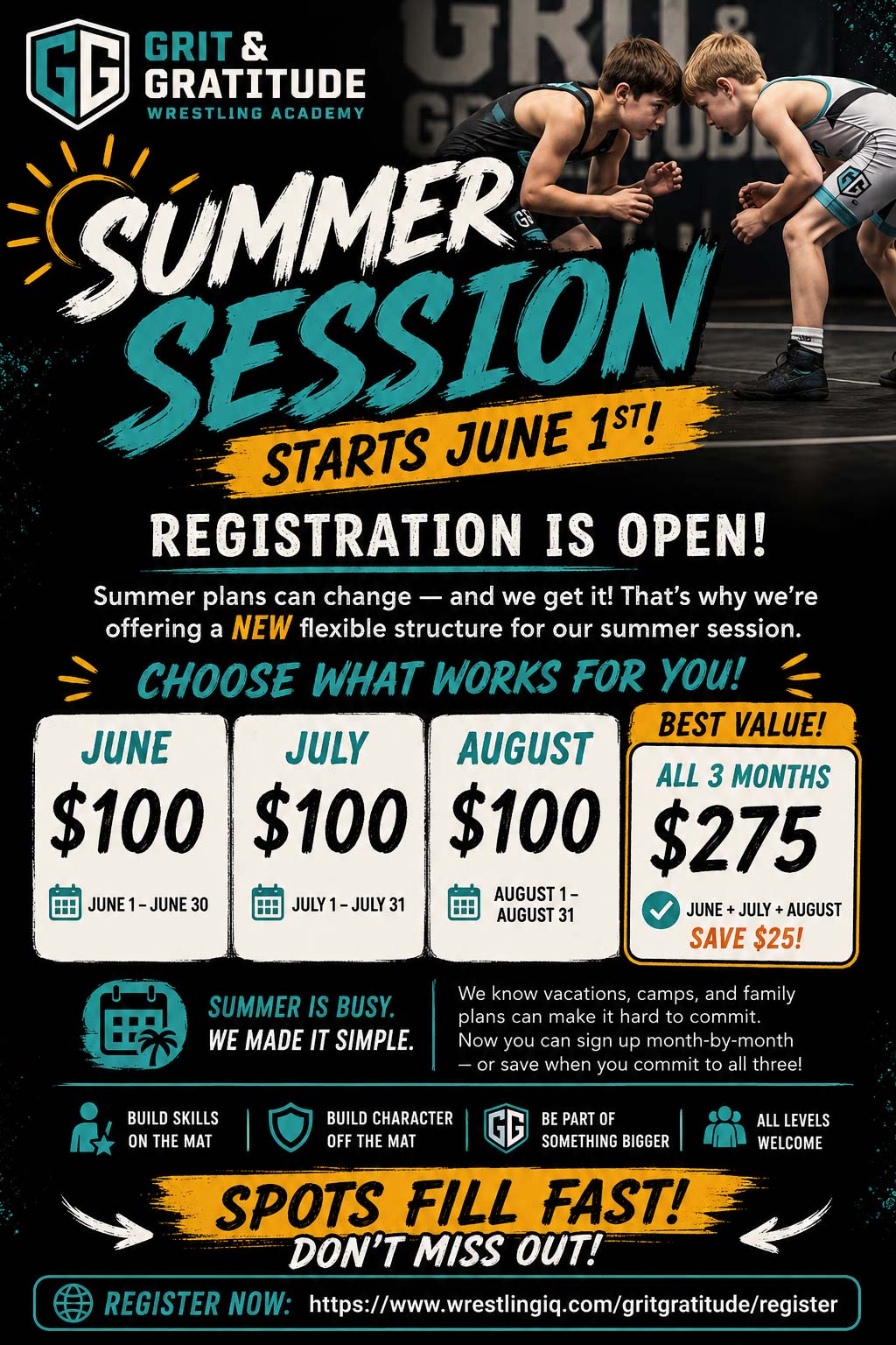 summer sessions